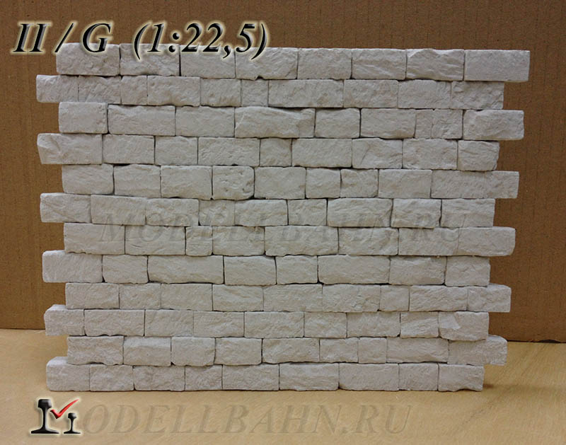 Картинка Подпорная стенка "рваный камень" (1:22,5). Модель доступна в интернет-магазине Modellbahn.RU.